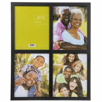 Black Window Collage Wood Wall Frame 3 Black Window Collage Wood Wall Frame