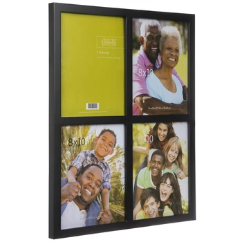 Black Window Collage Wood Wall Frame 4 Black Window Collage Wood Wall Frame - Image 2