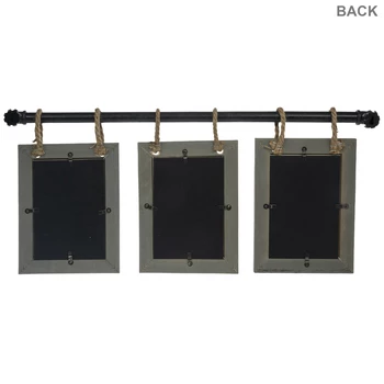 Pipe Wood Collage Wall Frame 5 Pipe Wood Collage Wall Frame - Image 3