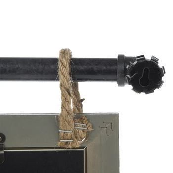 Pipe Wood Collage Wall Frame 6 Pipe Wood Collage Wall Frame - Image 4