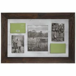 Distressed Pegged Collage Wood Wall Frame