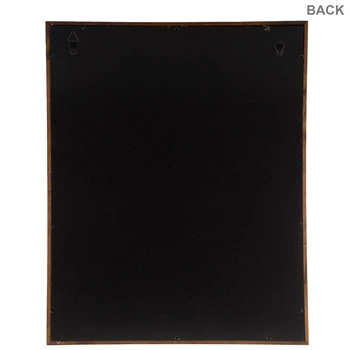 Dark Walnut Slatted Wood Shadow Box - 16" X 20" 5 Dark Walnut Slatted Wood Shadow Box - 16" X 20" - Image 3