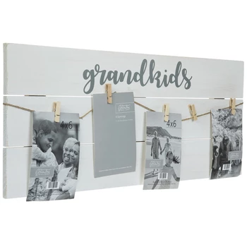 Best deal ???? Grandkids Clip Collage Wood Frame ???? 4 Best deal ???? Grandkids Clip Collage Wood Frame ???? - Image 2