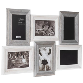 Brand new ???? Gray & White Barnwood Collage Wall Frame ✔️ 4 Brand new ???? Gray & White Barnwood Collage Wall Frame ✔️ - Image 2