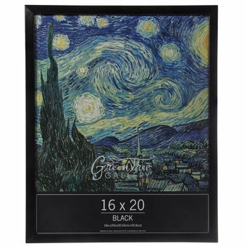 Black Wood Wall Frame - 16" X 20" 3 Black Wood Wall Frame - 16" X 20"