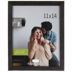 Black Rough Edge Wood Wall Frame