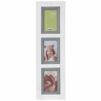 White Rustic Collage Wood Wall Frame 3 White Rustic Collage Wood Wall Frame