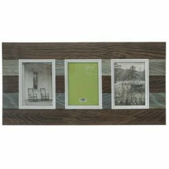 Rustic Plank Wood Collage Wall Frame