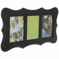 Buy ???? Black Quatrefoil Wood Collage Wall Frame ???? -Scotch Shop 350Wx350H 184788 a 1219 px