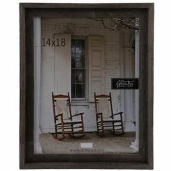 Gray Rustic Barnwood Wall Frame - 14" X 18"