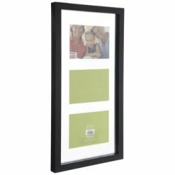 Black Wood Float Collage Wall Frame -Scotch Shop 350Wx350H 2021210 b 0821 PX