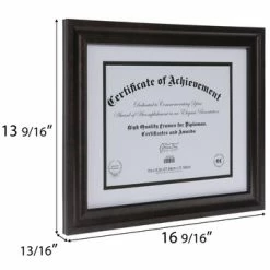 Brushed Bronze Beveled Document Frame - 11" X 8 1/2" -Scotch Shop 350Wx350H 2024248 a 0421 px