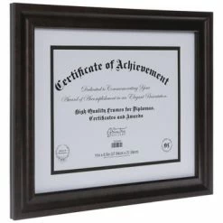 Brushed Bronze Beveled Document Frame - 11" X 8 1/2" -Scotch Shop 350Wx350H 2024248 b 0421 px