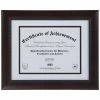 Brown Wood Document Frame - 11" X 8 1/2" -Scotch Shop 350Wx350H 2024289 0421 px