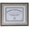 Gray Beveled Document Frame - 11" X 8 1/2"