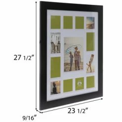 Black Wood Collage Wall Frame -Scotch Shop 350Wx350H 2060382 a 0921 px
