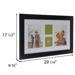 Black Wood Collage Wall Frame -Scotch Shop 350Wx350H 2060408 a 0921 px