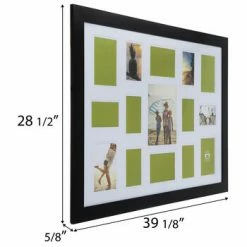 Black Wood Collage Wall Frame -Scotch Shop 350Wx350H 2060416 a 1121 PX