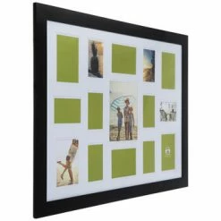 Black Wood Collage Wall Frame -Scotch Shop 350Wx350H 2060416 b 1121 PX