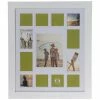 White Wood Collage Wall Frame