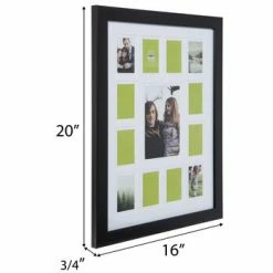Best deal ???? Black Wood Collage Wall Frame ???? -Scotch Shop 350Wx350H 2060481 a 0621 PX