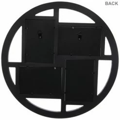 New ???? Black Round Wood Collage Wall Frame ???? -Scotch Shop 350Wx350H 2066314 c 0621 PX