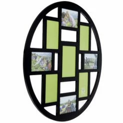 Best deal ???? Black Circle Wood Collage Wall Frame ⌛ -Scotch Shop 350Wx350H 2066322 b 0621 PX