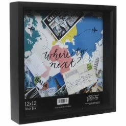Brand new ???? Wood Shadow Box - 12" X 12" ????
