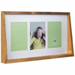 Hot Sale ???? Brown Wedge Wood Collage Wall Frame ???? -Scotch Shop 350Wx350H 2188969 b 0822