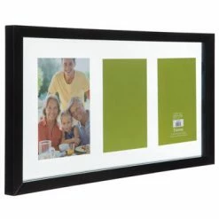 Black Float Collage Wood Wall Frame 9 Black Float Collage Wood Wall Frame -Scotch Shop 350Wx350H 444281 b 0722