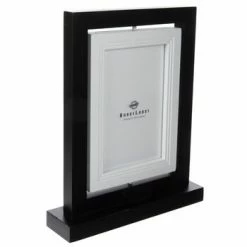 Deals ❤️ Black & White Rotating Wood Frame - 4" X 6" ✔️