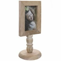 New ???? Distressed Pedestal Wood Frame ⌛