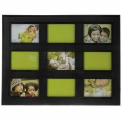 Black Distressed Collage Wall Frame